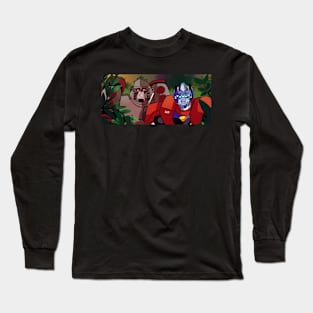 Optimus and megatron tfa style Long Sleeve T-Shirt